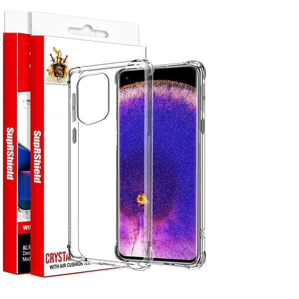 For Oppo Find X5 Pro SupRShield Clear Case Shockproof Heavy Duty Gel Air Cushion Cover For Oppo Find X5 Pro SupRShield Clear Case Shockproof Heavy Duty Gel Air Cushion Cover